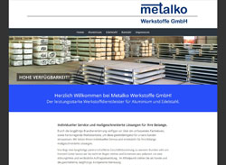 metalko Zeichnungsprofile und Werkstoffe